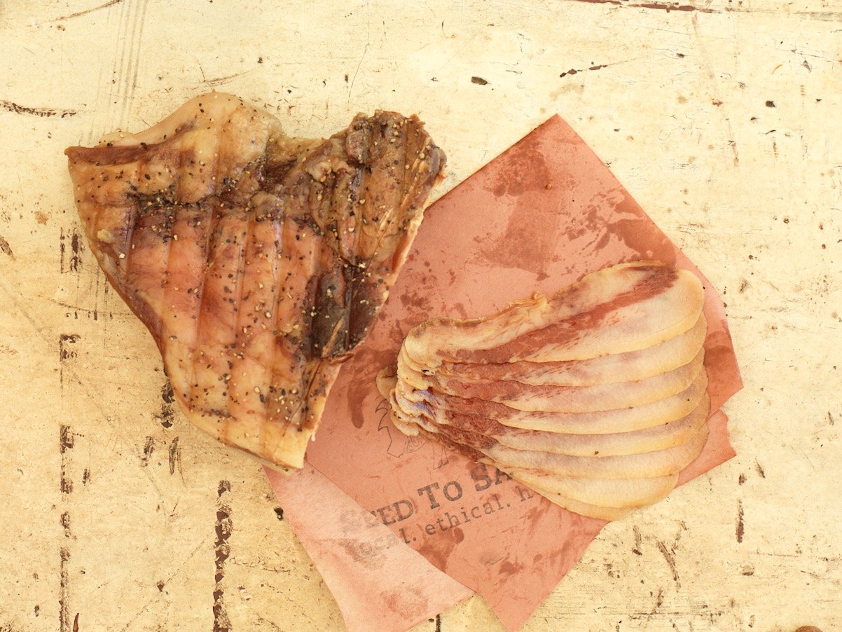 Guanciale in the ownership-mapped product photograph